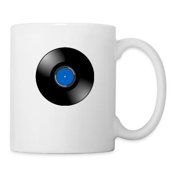 Schallplatte - Tasse - Weiß - Rechts
