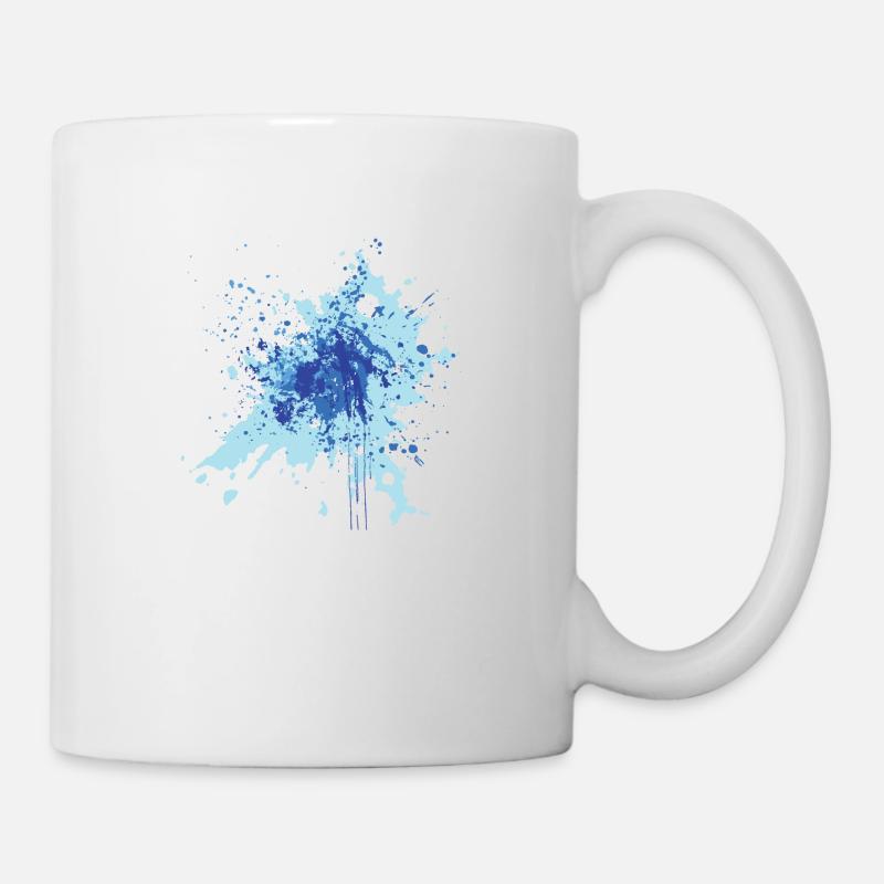 Blue drop T Shirt | Orignell - Mug - white