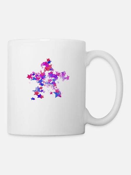 étoiles - Mug blanc - blanc