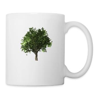 forest woods woodland wald tree baumstamm175 - Tasse - Weiß - Rechts