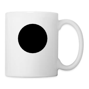 Mathematics-symbol - black circle - hole - Mug - white - Right