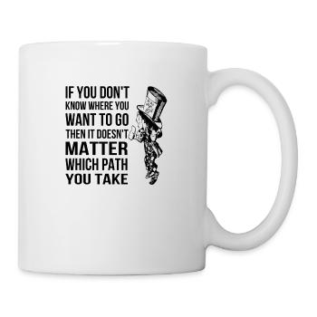 Mad Hatter Quote - Mug - white - Right