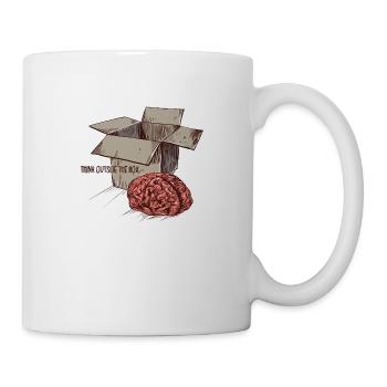 Think Outside The Box Color - Mug - white - Right