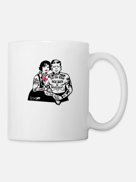 For The Hood - Berlin (for light backgrounds) - Mug - white