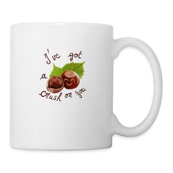 A crush on you - Mug blanc - blanc - Droite