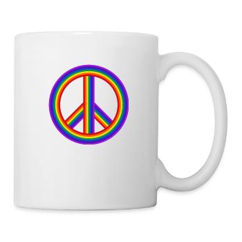 la paix mondiale sur la paix mondiale de la terre sur la terre love144 - Mug blanc - blanc - Droite