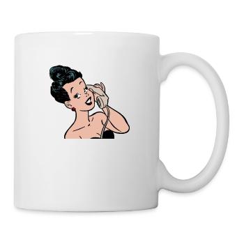téléphone téléphone mobile retro7 radio téléphone mobile - Mug blanc - blanc - Droite