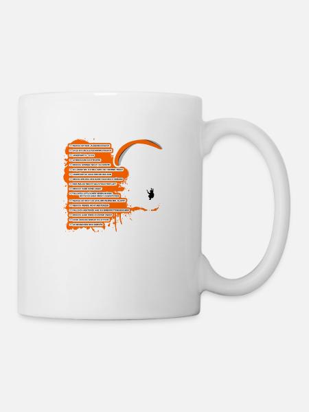 Paragliding FAQ - Mug - white