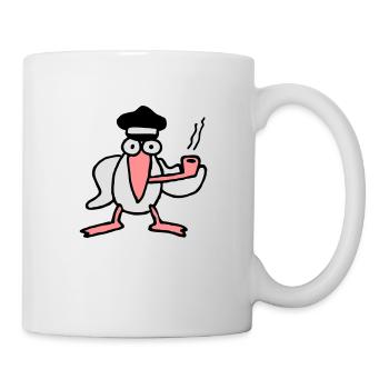kapitan_mowe - Mug blanc - blanc - Droite