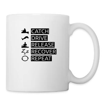 Der Ruderschlag | Rowing - Tasse - Weiß - Rechts