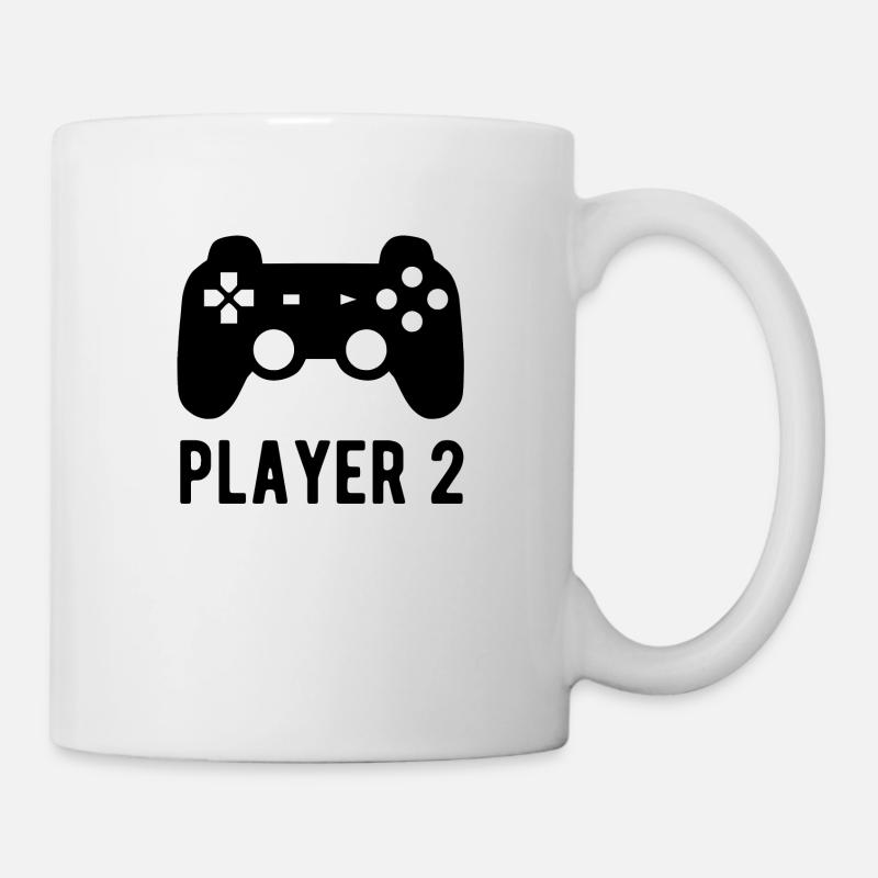 Player 2 cadeau - Mug blanc - blanc
