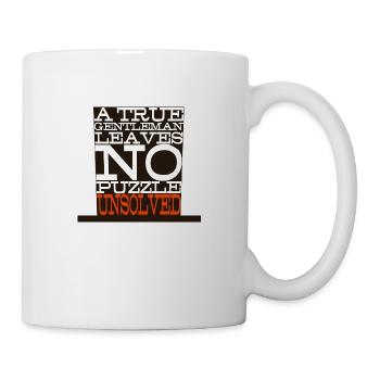 "Un vrai gentleman ..." Conception - Mug blanc - blanc - Droite
