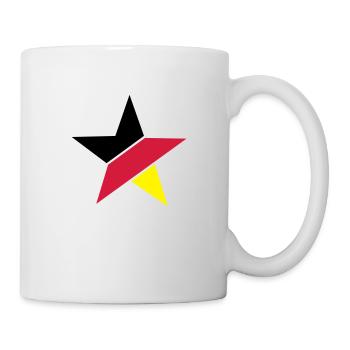 deutschland_stern___f3 - Tasse - Weiß - Rechts