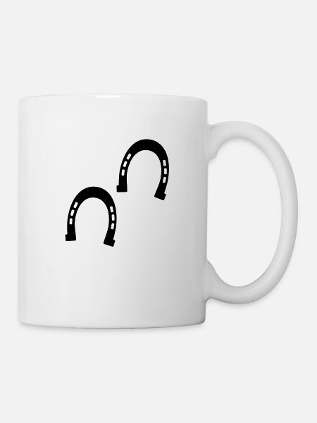 Horse Hooves - Mug - white
