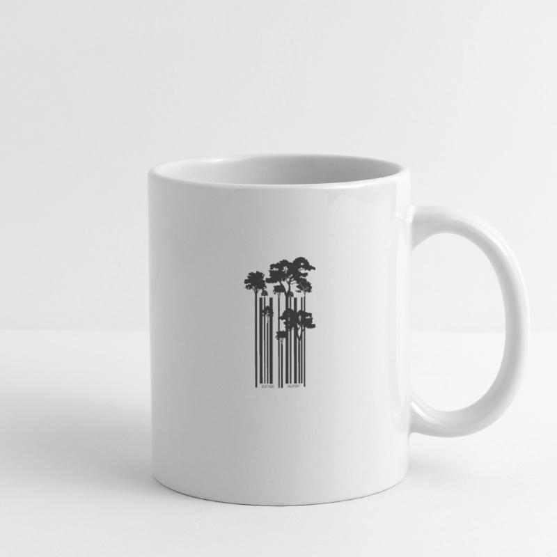 Cool barcode trees gift Mug