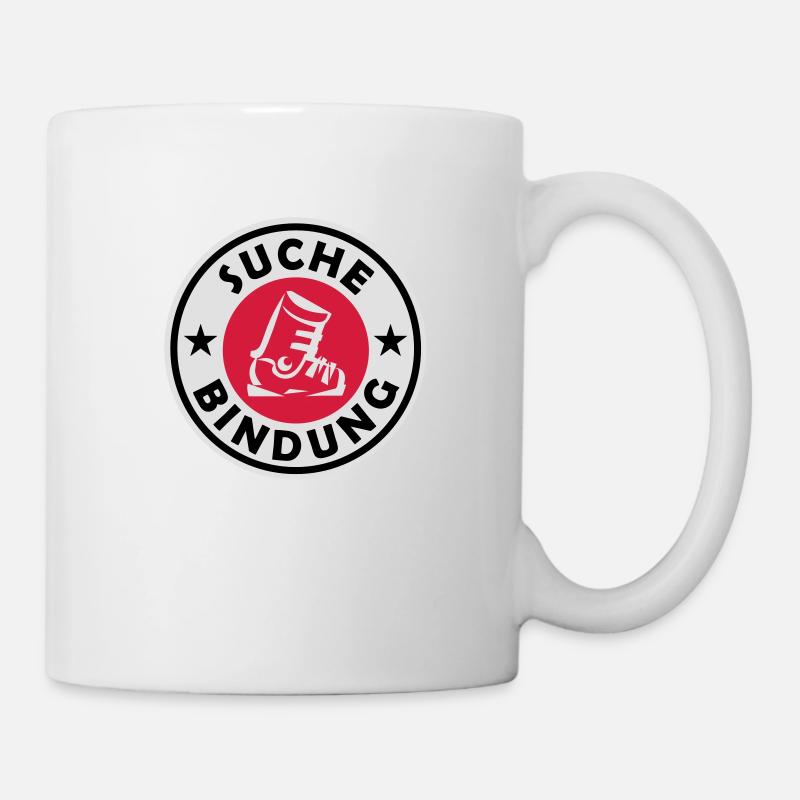 Suche Bindung 3 Color Design - Tasse - Weiß
