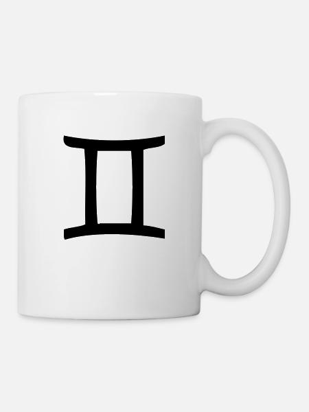 Sternzeichen Zwillinge - Tasse - Weiß