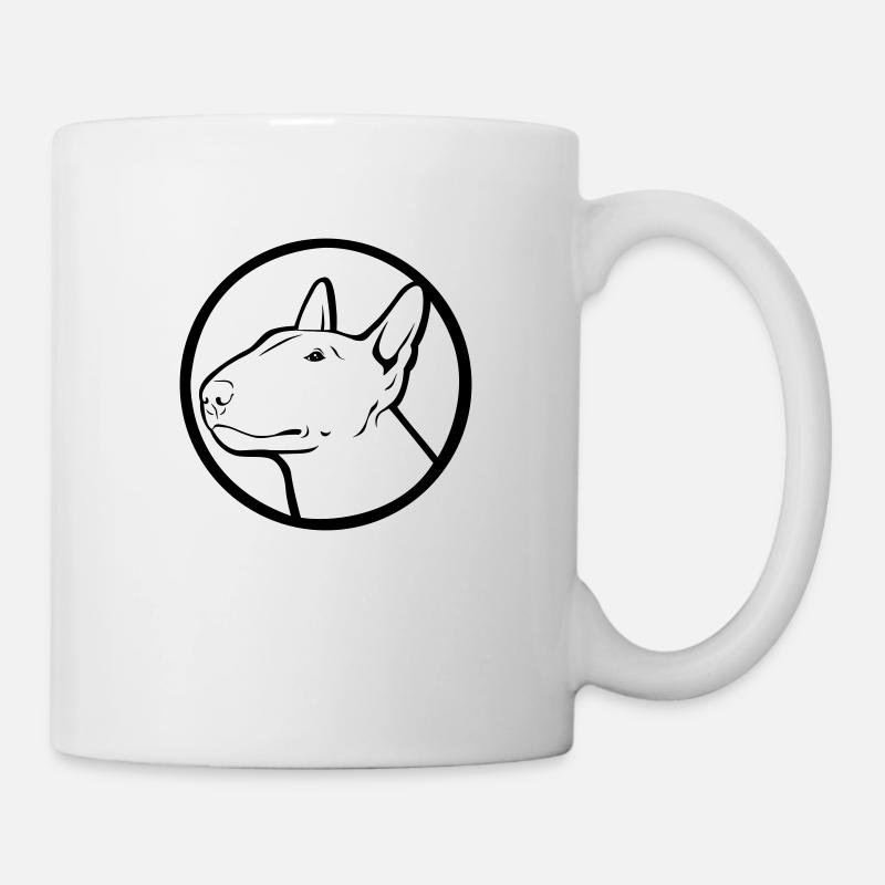 Bullterrier - Tasse - Weiß