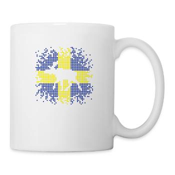 Pixel Elch - Tasse - Weiß - Rechts