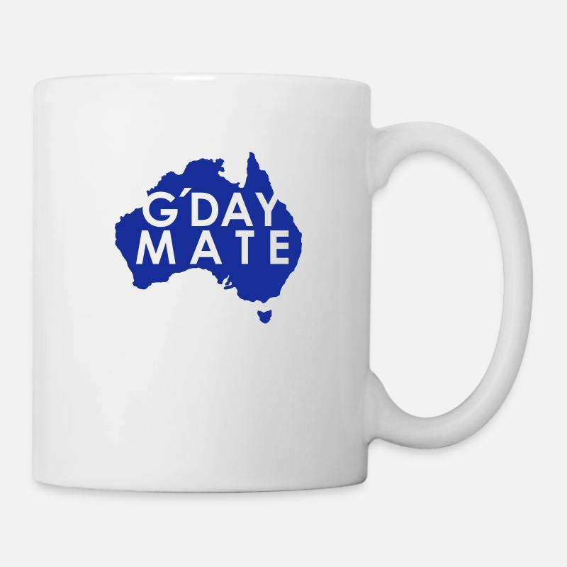 Australia G'Day Mate - Tasse - Weiß