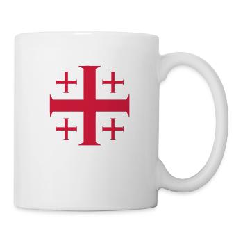 templar cross - Mug - white - Right