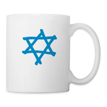 Étoile de David 2 - Mug blanc - blanc - Droite