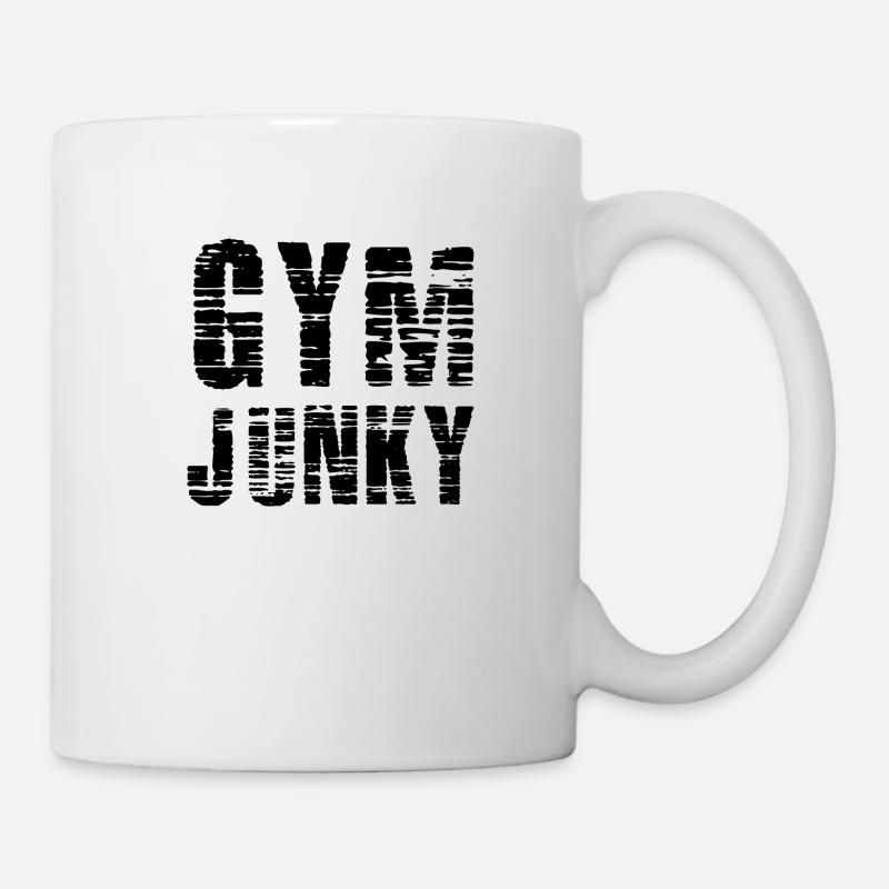 GYM Junky - Tasse - Weiß
