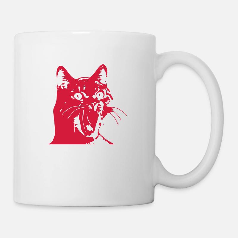 Chat OMG! - Mug blanc - blanc