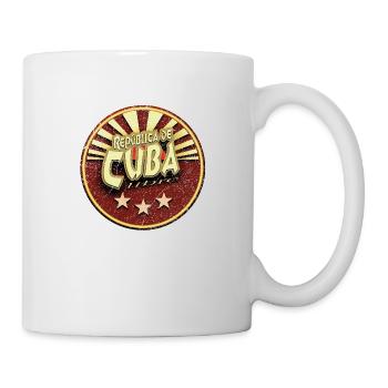 Republica De Cuba Libre (oldstyle) - Tasse - Weiß - Rechts