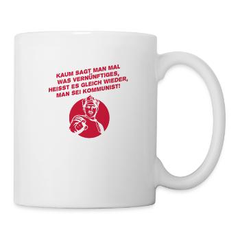 Lustiger Spruch Kommunist - Tasse - Weiß - Rechts