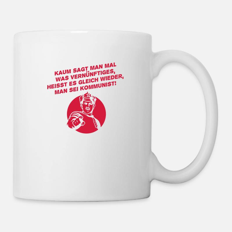 Lustiger Spruch Kommunist - Tasse - Weiß