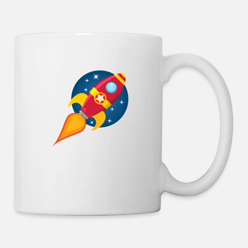 Sterne-Schiff - Tasse - Weiß