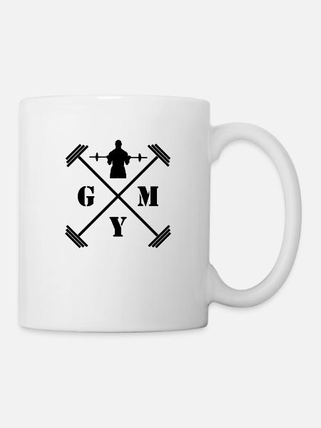 Gym - Tasse - Weiß