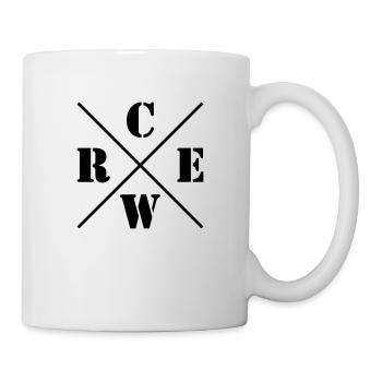 crew logo - Tasse - Weiß - Rechts