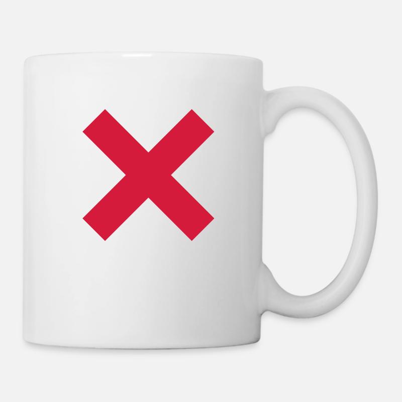 cross - Mug - white