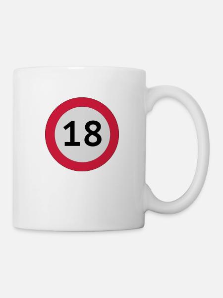 18 geburtstag 18er geburtstag 18.geburtsttag - Tasse - Weiß