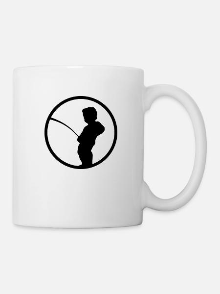 Manneke Pis - Belgium - Belgie - Mug - white