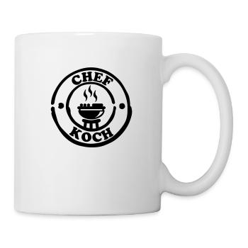 chef_koch__f1 - Tasse - Weiß - Rechts