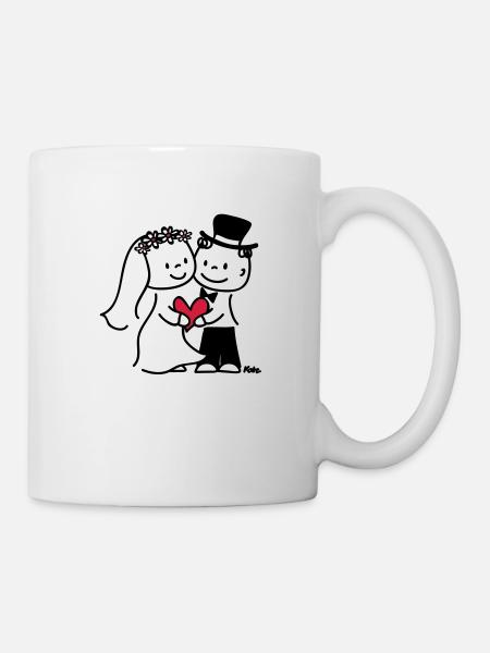 Brautpaar (c) - Mug - white