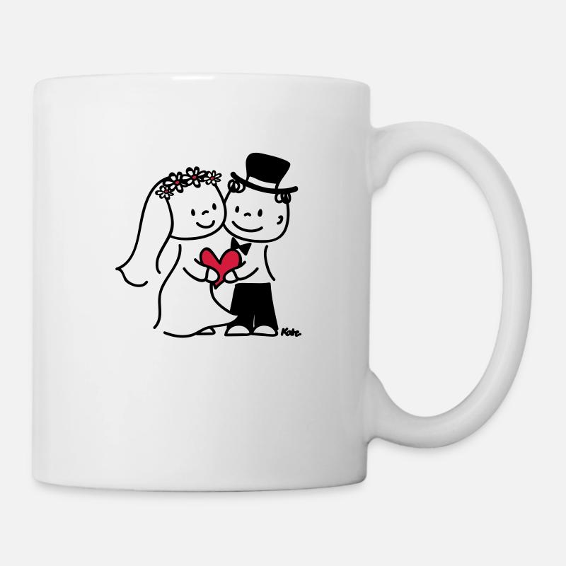 Brautpaar (c) - Mug - white