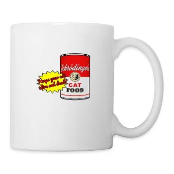 Schrödingers Katzenfutter - Tasse - Weiß - Rechts