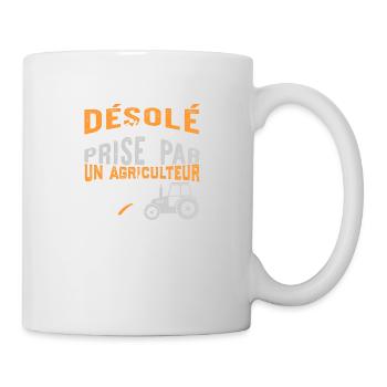 Agriculteur sexy cadeau - Mug blanc - blanc - Droite