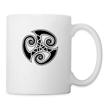 Keltisch - Tasse - Weiß - Rechts
