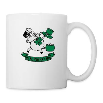 st_pattricks_sheep_b - Mug blanc - blanc - Droite