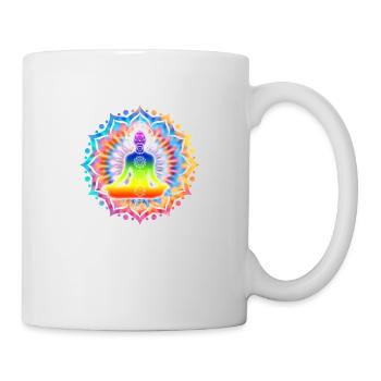 Yoga Lotus Chakra Meditation I - Tasse - Weiß - Rechts