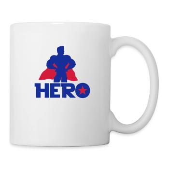 Hero Design - Tasse - Weiß - Rechts