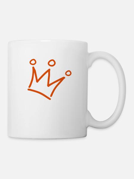 krone - Tasse - Weiß