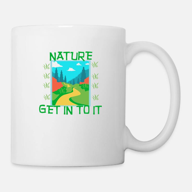 NATURE - Get in to it - Tasse - Weiß