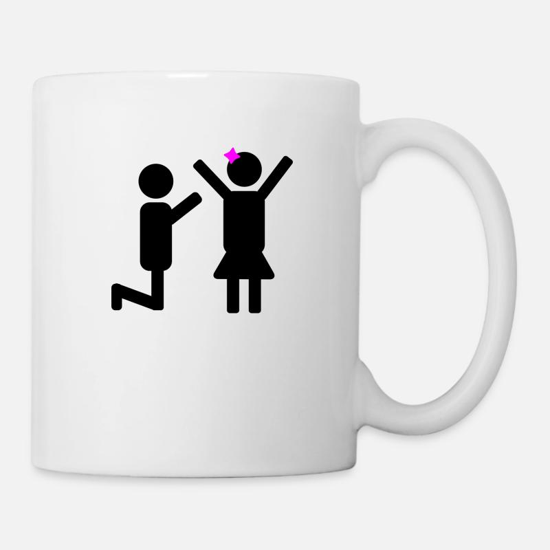 Hochzeitsantrag - Tasse - Weiß