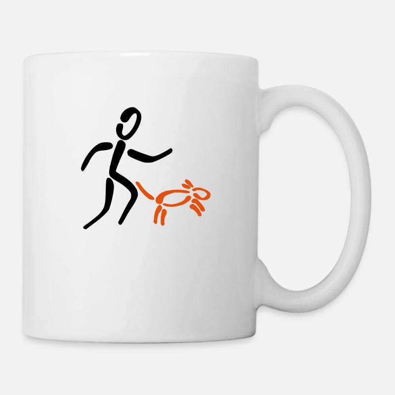 Agility Hundesport Gassi Hund - Tasse - Weiß